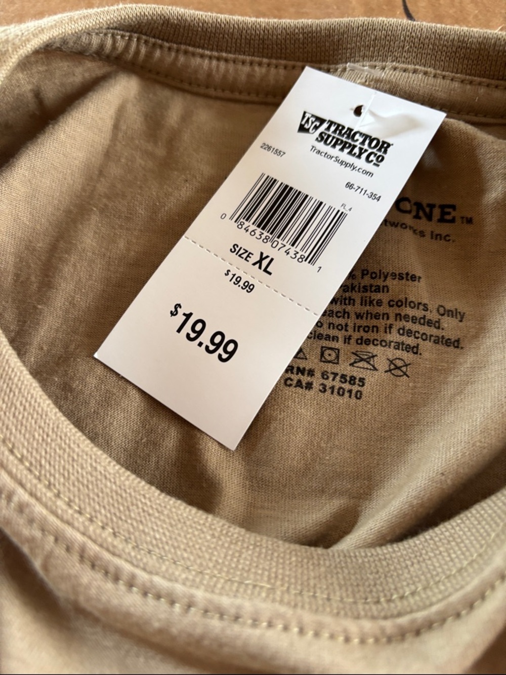 Yellowstone Dutton Ranch Graphic Tee - Tan - Picture 9 of 9